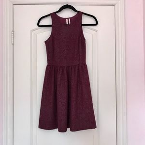 Frenchi little Burgundy dress